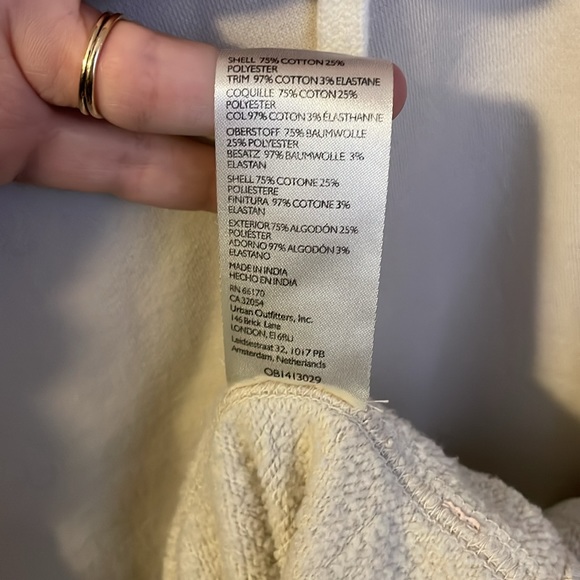 Free People We the Free Zuma Hoodie Sweatshirt Size Large - Picture 6 of 6